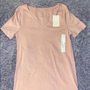 NWT blush colored v-neck